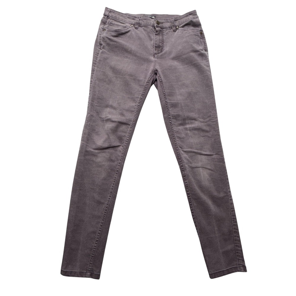Toad&Co Sequoia Skinny Chino Pants Womens 6 Purple Twill Organic Cotton Stretch